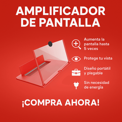 AMPLIFICADOR DE PANTALLA ZOOMPRO PROMOCIÓN SÓLO HOY COMPRE 1 Y LLÉVESE 1 GRATIS