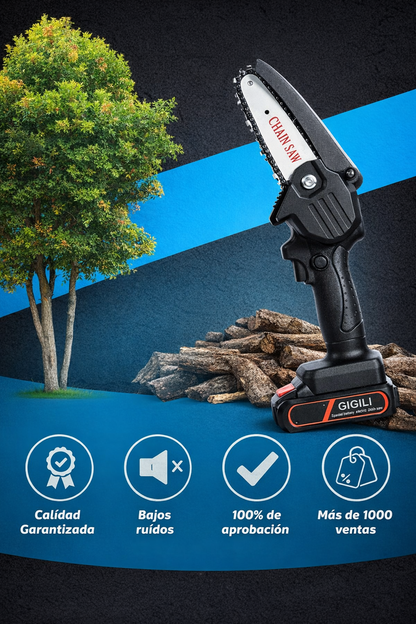 Mini Motosierra De Mano Portatil Recarga Original + Envío Grátis + Regalos
