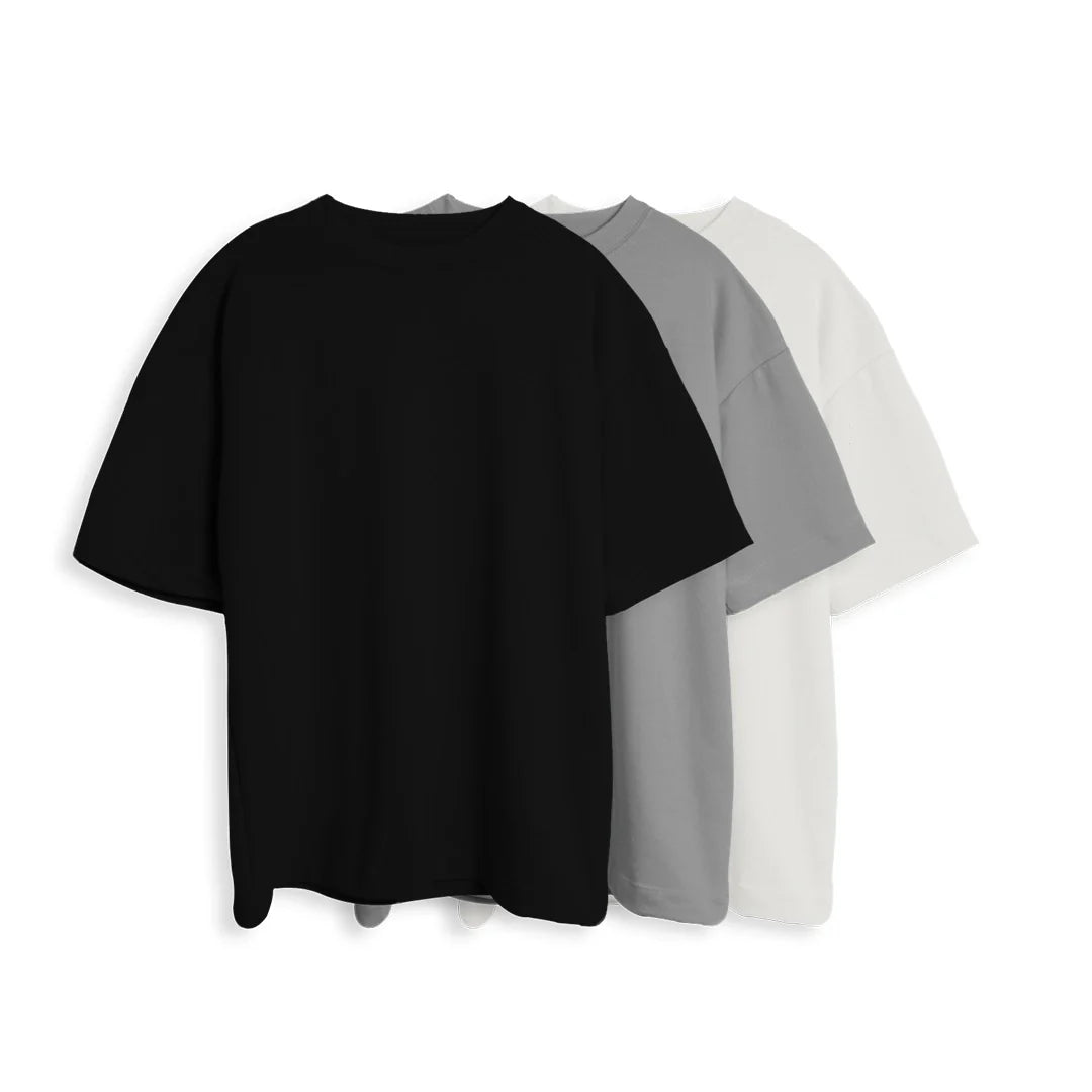 PACK x3 CAMISETAS OVERSIZE + ENVIO GRATIS