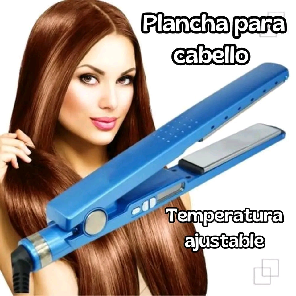 Super Combo 3X1 Plancha Digital + Rizador + Peine + Envío Grátis